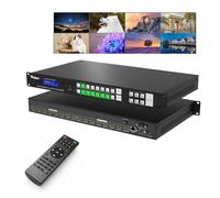 Yinker 8x8 HDMI Matrix Switcher 4K@30Hz, 8 in 8 Out 1U Rackmount Splitter for Conference AV, Built-in US ADI Chip, Backlit Button/IR/RS232/LAN/App Control, Supports HDMI 1.4 EDID & HDCP