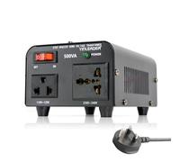 Yinleader 500W Voltage Transformer, 220/240 Volts to 110/120V Step Up Step Down Voltage 500VA