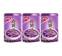 Yinlu Mixed Congee Convenient and Flavorful Instant Rice Porridge 280g - Purple Sweet Potato & Purple Glutinous Rice (Pack of 3)
