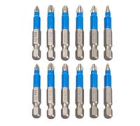 YiNLuax 1/4" Hexagonal Shank Long Magnetic Screwdriver Bit Set, Nonslip, Crossed Head Slotted Tip Bit Magnetic Screwdriver