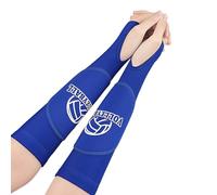 YiNLuax 1 Pair Volleyball Passing Forearm Sleeve with Protections Pads and Thumb Hole for Youth Women Men Arm Guards Arm Sleeves Arm Compression Sleeves