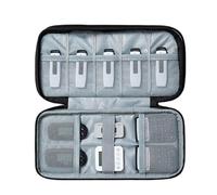 YiNLuax 22 Capacity Multiple Pocket USB Storage Oxford Fabric Protector Hard Drive Cable Small Electronic Accessories Electronic Accessories Organization