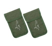 YiNLuax 2Pcs Portable Camping Tent Stakes Bag Oxfords Cloth Stake Bag Outdoor Camping Ground Nails Carry Case for Hiking Light Weight Accessories Pouches