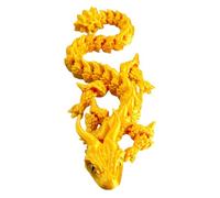 YiNLuax 3D Printed Stress Relief Dragon Fidgets Toy Versatile Flexible Design for Playful Interaction At Home or on the Go Luxury Dragon Sculpture