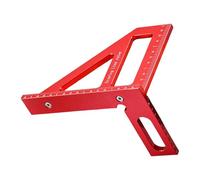 YiNLuax 45 90 Degree Carpentry Triangular Square Ruler Protractors Tool for Precise Measuring in Furniture Making &