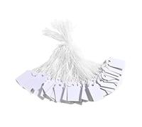 YiNLuax 500Pcs Writable Paper Pricing Labels with String Clothing Pricing Labels for Jewelry Clothing Retail Display