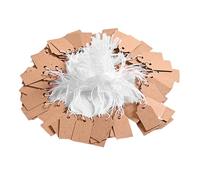 YiNLuax 500Pcs Writable Paper Pricing Labels with String Clothing Pricing Labels for Jewelry Clothing Retail Display