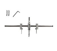 YiNLuax Adjustable Hole Cutter 30 to 300mm Heavy Duty Steel Suitable for Woodworking and Plasterboard