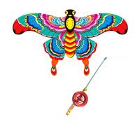 YiNLuax Dynamic Kites 3D Fishing Rod Line Easy Flying Toy Frameless Popular Beach Activity Parent-Kids Favor Fishing Rod Dynamic Wing Kites for Kids