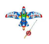 YiNLuax Dynamic Kites 3D Fishing Rod Line Easy Flying Toy Frameless Popular Beach Activity Parent-Kids Favor Fishing Rod Dynamic Wing Kites for Kids