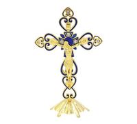 YiNLuax Figurines Crucifix on the Stands Wall Cross Religious Home Decorations Crucifix Cross Statue