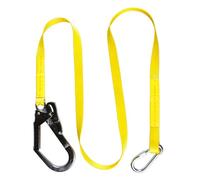 YiNLuax Lightweight Climbing Harness 180cm Polyester Rope with Double Locking Hooks for & Construction Adjustable Straps Carabiners for Roofing & Industrial Work