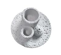 YiNLuax MultiPurpose Cement Burners Holder for Incenses Stick Sages Stick and Candle Ashes Catchers Tray for Relaxation