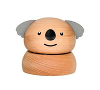 YiNLuax Nordic Wooden Animal Music Box Handcraft Rotating Decors for Home with 7 Themes and Natural Carving