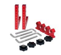 YiNLuax Pack of 6 Aluminum Alloy 90 Degree Positioning Squares Right Angles Clamps for Woodworking and Carpentry
