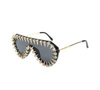YiNLuax Popular Crystal Studded Frame Sun Glasses For Youth Adult Fashion Enthusiasts Eyeglasses For Various Occasion And Outfit Luxury Rhinestones