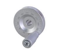 YiNLuax Precise Silver Finish Revolving Milling Hand Wheel 50mm Diameter with 6mm/8mm/10mm/12mm Inner Hole for Lathe