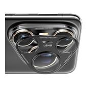 YiNLuax Premium Metal Camera Lens Protector Suitable for Smartphones Antiscratch Guard with Precise Fit and Sandblasted