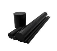 YINLUCK 1 Pc Black PA6 Nylon Rod - 10-100mm Dia, 250mm Length, Durable Machinable Plastic Bar for Engineering & Industrial Repairs(35mm)