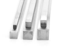 YINLUCK 304 Stainless Steel Square Bar, Solid Small Steel Bar Length 100MM 200MM 300MM 400MM 500MM, Thickness 5-80MM, 1pcs(Length 200mm 1pc,60x60mm)