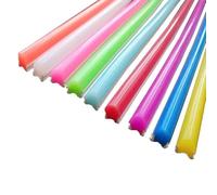 YINLUCK Bendable Silicone LED Neon Strip Diffuser 6mm, 10 Color Options, 1-10 Meter Length, Easy Cut for DIY Neon Sign Making(White,10meters)