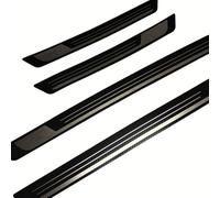 yinmeichun 4 Strips Car Door Sill Protector for V-W POLO 2005-2023 2024 2025, Car Outer Door Sill Protector Kick Plates -Welcome Pedal Protector Cover, Easy to Use Car Accessories,C-Carbon Fiber