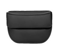 yinmeichun Car Seat Side Storage Box for Ford Transit Courier (B460 B562 2014-2025 2026), Console Gap Organiser, PU Leather Holder with Charging Cable Hole, Prevent Item Loss,Black