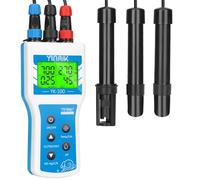 YINMIK Handheld Dissolved Oxygen Meter, Digital 6 in 1 pH DO SALT EC TDS Tester Kit with Salinity & Altitude Compensation for Fish Tank Koi Pond Aquaculture Environment Monitor Scientific Brewing