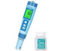 YINMIK pH Meter Digital Water pH Temp EC TDS Meter for Hydroponics pH Conductivity PPM Tester with EC Calibration Solution Suit for Growing Nutrients,Reservoir Tank DWC Brewing Pool Aquarium