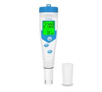 YINMIK pH Meter & Salt Meter, Simultaneous Display of pH TDS for Drinking Water, 2025 New Upgraded 5 in 1 EC Temp Salt TDS pH Tester for Saltwater Pool,Hot Tubs,Home Brewing,Aquarium, Hydroponics