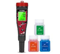 YINMIK Pool pH Meter and Chlorine Tester Digital Salinity pH Tester for Saltwater Salt Reader for Fish Tank TDS Test Pen 7 in 1 pH CL Salt ORP EC TDS Monitor Hydroponic pH Conductivity PPM Tester