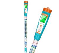 YINMIK Truncheon EC PPM Nutrient Meter for Hydroponic, Conductivity Tester Stick for Hydroponics Growing PPM Measuring Tool (EC, PPM 500, PPM 700, CF, Temp) for Nutrient Reservoir, Aquaponics, DWC