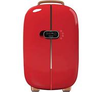 YINO Mini Fridge/cosmetic Car Refrigerator-12 Liters,small and Light,low Noise Double Door Mini Cosmetic Refrigerator (Red)