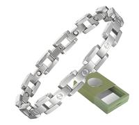 YINOX Super Strong Magnetic Bracelet for Men and Women Stainless Steel Magnetic Bracelet with 11 NdFeB Magnets