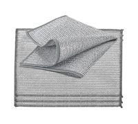 YinQin 4 PCS 28x20 cm Double Layer Stainless Steel Scrubber Wire Dishwashing Cloth Non Scratch Stainless Steel Mesh Dish Cleaning Cloth Metallic Wire Cleaning Rag Towel for Kitchen Dish Sink Stove Top