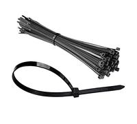 YINSONG 100pcs Black Cable Ties - Self Locking Zip Ties Plastic Nylon Cable Tie Strap Wraps, 100x3.6mm