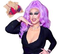 YINSUCDS Silicone Breasts Artificial Breasts Fake Breasts C-G Cup Silicone Realistic Breast Shapes Silicone Breast Plate False Breasts for Crossdresser Drag Queens Cosplay, Colour 2, F