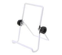 Yintiod Tablet Stand, Universal 360 Degree Adjustable Foldable Metal Wire Stand Holder for iPad Tablet Weiß + Schwarz S