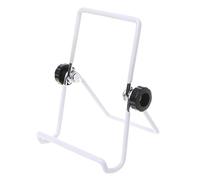 Yintiod Tablet Stand, Universal 360 Degree Adjustable Foldable Metal Wire Stand Holder for iPad Tablet Weiß + Schwarz L