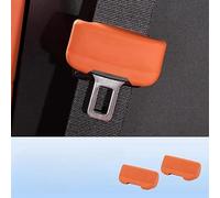 YINTMI Seatbelt Buckle for Hon-da, Silicone Protective Case, Seat Buckle Impact Protection Cover Car Interior Accessories and Decorative Fittings, 2pcs (2021-2025 FIT/LIFE,Orange)