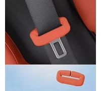 YINTMI Seatbelt Buckle for Vo-lvo, Silicone Protective Case, Seat Buckle Impact Protection Cover Car Interior Accessories and Decorative Fittings, 2pcs (2010-2025 XC90/XC90 Hybrid,Orange)