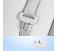 YINTMI Seatbelt Buckle for Vo-lvo, Silicone Protective Case, Seat Buckle Impact Protection Cover Car Interior Accessories and Decorative Fittings, 2pcs (2017-2025 V90,White)