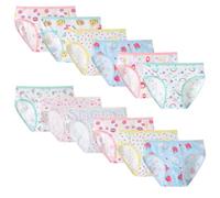 Yintry Little Girls Soft Cotton Underwear Toddler Panties Kids Assorted Briefs Random 12-Pack
