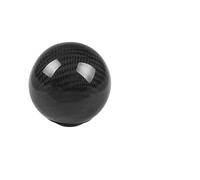 yinung Gear Shift Knob Racing Real Carbon Fiber Gear Shift knob Manual Transmission Shifter Lever Knob Round Ball Shape Handle(Ball shape black)
