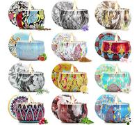 Yinuo Mirror Scented Candles Gift Set, Gifts for Women, 12 x 70 g Candles for Home Scented, Soy Wax Aromatherapy Candle Set, Ideal for Christmas, Birthday, Mother's Day, Valentine's Day, Dating, Yoga