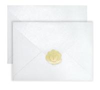 YINUOYOUJIA 50 PCS Pearl White Envelopes A7,5 x 7 White Shimmer Envelopes for Invitation,Perfect for Wedding Invitation Cards,Birthday RSVP Invite,5.25 x 7.25 inches