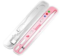 YINVA Apple Pencil Storage Case for 1st/2nd Generation - iPad Accessories Holder Box Cover with Tips (Pink)