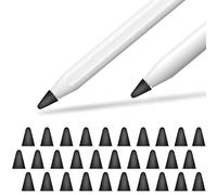 YINVA Cover Compatible with Apple Pencil Tips Silicone Nib Cap Accessories for Apple Pencil 1st and 2nd Generation(30 PCS,Black)