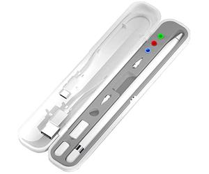 YINVA pencil case for Apple Pencil 2nd Generation/1st Generation, pencil holder, storage box, design for iPad accessories (gray)