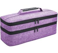 Yinwongee Mahjong Tile Bag with Zipper, Heavy-Duty Thickened Fabric Carrying Case for Standard American Mahjong Tiles & Accessories, Portable Travel Storage Case for Tile Set (Bag Only)